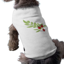 Trois coccinelles chanceuses t-shirts pour animaux domestiques