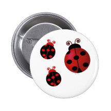 Trois coccinelles pin's