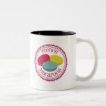 Trois Français Macarons Tasse À Café