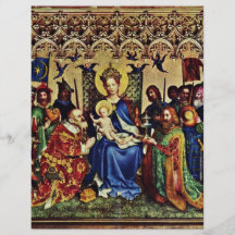 Trois le Roi Altar, panneau moyen : Adoration du M Prospectus En Couleur