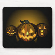 Trois petites citrouilles ... - tapis de souris
