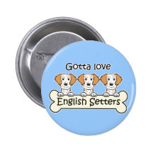 Trois poseurs anglais badges avec agrafe