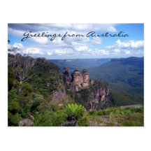 trois soeurs australie carte postale