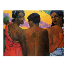 "Trois Tahitians" - Paul Gauguin Carte Postale