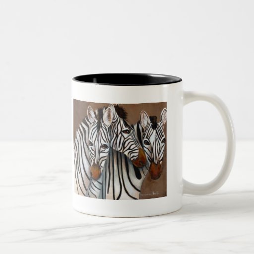 Trois zèbres mug à café