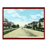 Troisième avenue, plage de Bradley, cru de NJ Cartes Postales