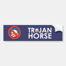 TROJAN HORSE AUTOCOLLANT POUR VOITURE