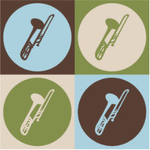 Trombone d'art de bruit photos en relief