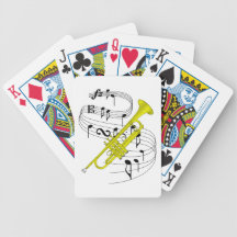 Trompette Cartes À Jouer