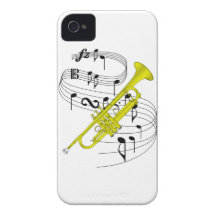 Trompette Coques iPhone 4 Case-Mate