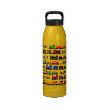 Trop de trains bouteilles d'eau