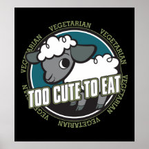 Trop mignon pour manger des moutons posters