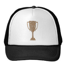 TROPHÉE d'or : Célébration de récompense de récomp Casquette