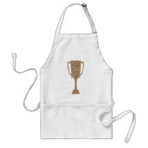 TROPHÉE d'or : Célébration de récompense de récomp Tablier
