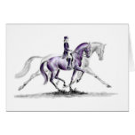 Trot de Piaffe de cheval de dressage Carte De Vœux
