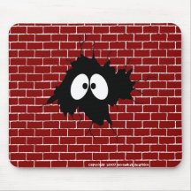 Trou dans le mur Mousepad Tapis De Souris