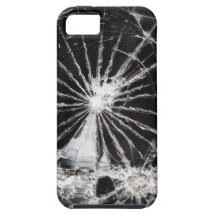 Trou de balle - verre brisé coque Case-Mate iPhone 5