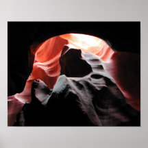 Trou de canyon de fente affiches