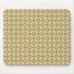 Trouille vintage Mousepad géométrique, or de Champ Tapis De Souris