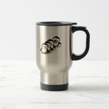 Troupeau des pingouins mugs à café