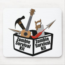 Trousse de survie de zombi tapis de souris