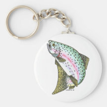 TRUITE ARC-EN-CIEL PORTE-CLEFS