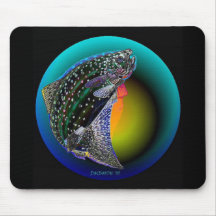 TRUITE EN CRISTAL TAPIS DE SOURIS