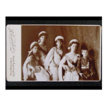 TSAR d'ENFANTS - OTMA et Alexis Romanov Russie #09 Cartes Postales