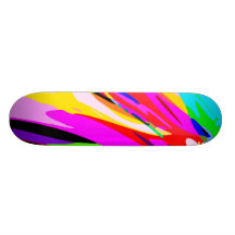 Tsunami de couleur plateau de skateboard