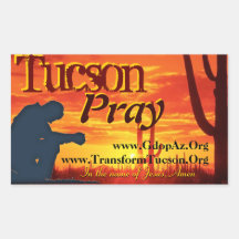 Tucson prient autocollant rectangulaire