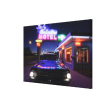 Tucumcari, Nouveau Mexique, Etats-Unis. Itinéraire Impressions Sur Toile