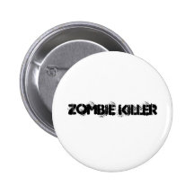 Tueur de zombi badges avec agrafe