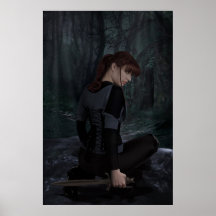 Tueur foncé posters