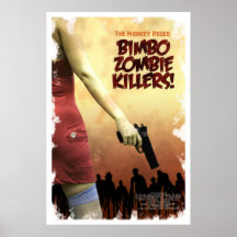 Tueurs idiote de zombi ! Affiche de film
