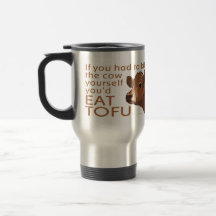Tuez la vache - végétalien, végétarien tasse à café