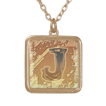 TUEZ LE MONOGRAMME J PENDENTIF
