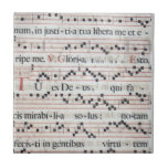 Tuile antique de score de musique carreaux en céramique