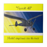 Tuile - avion modèle - spectre 48 carreaux