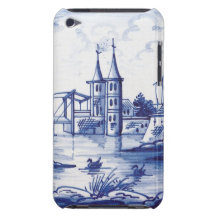 Tuile bleue traditionnelle néerlandaise coque barely there iPod