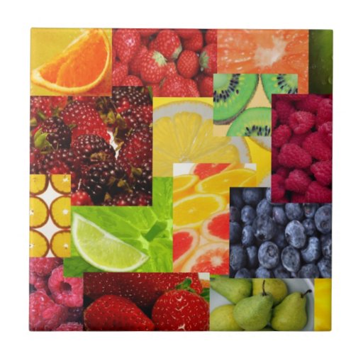 Tuile de collage de fruit carreau en céramique