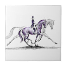 Tuile de trot de Piaffe de cheval de dressage Carreau