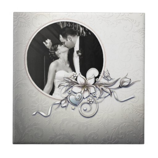 Tuile faite sur commande de cadre de mariage carreaux en céramique