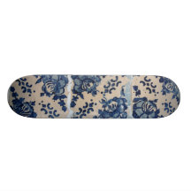 Tuiles d'Azulejo de Portugais Plateaux De Skateboards Customisés
