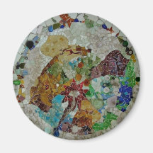 Tuiles de Gaudi Aimants Pour Réfrigérateur