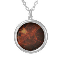 Tulipe du FEU de papillon de MANDALA Pendentif