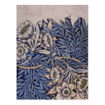 Tulipe et saule par William Morris Carte Postale