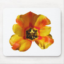 Tulipe orange Mousepad tapis de souris