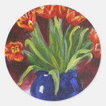 "Tulipes d'avril " Autocollant