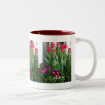 Tulipes de 1 primevère tasse à café