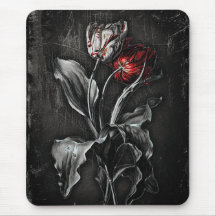 Tulipes gothiques tapis de souris